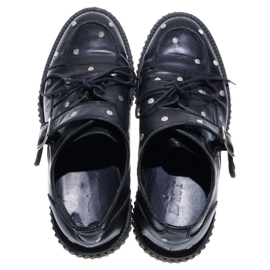 Dior HOMME ディオールオム 14AW ポルカドット総柄刺繍 モンク