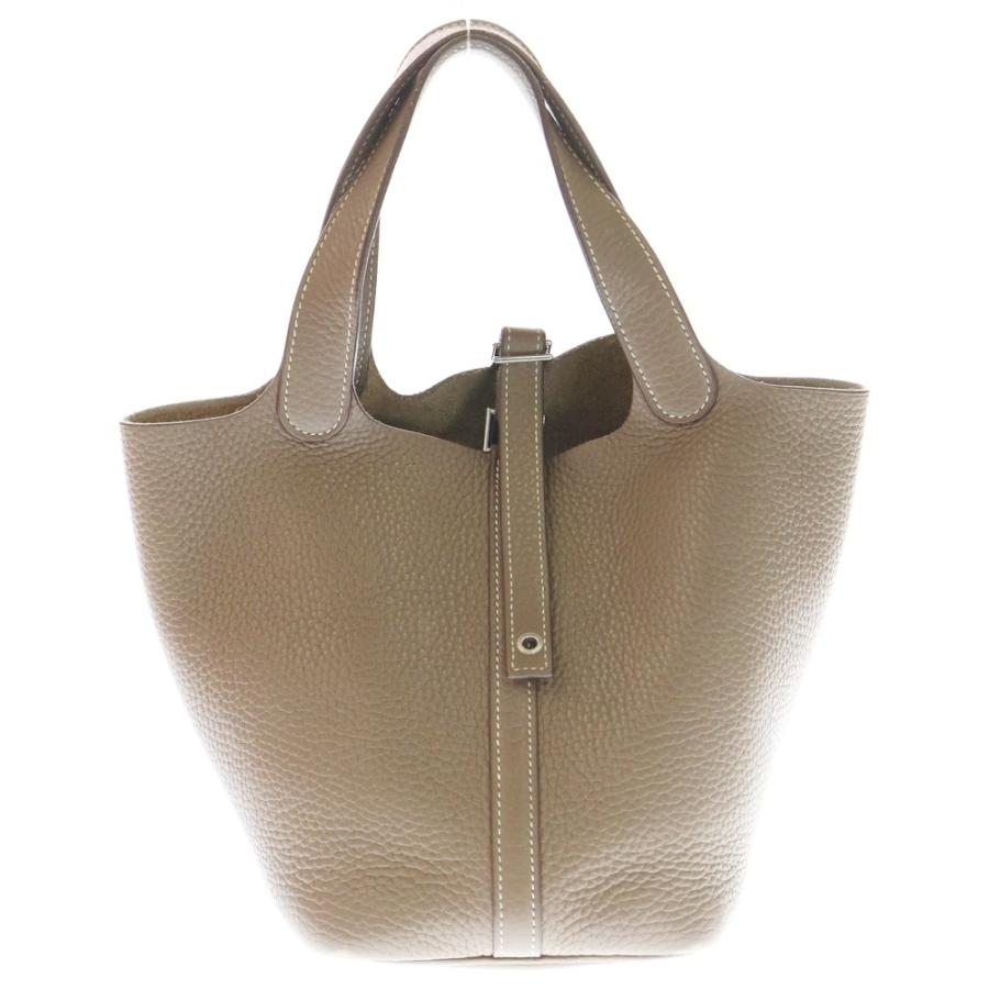 本革トゴ　クレ　オーダーバッグ　ピコタンロック エルメス ピコタンロック MM オレンジミニアン トリヨンクレマンス