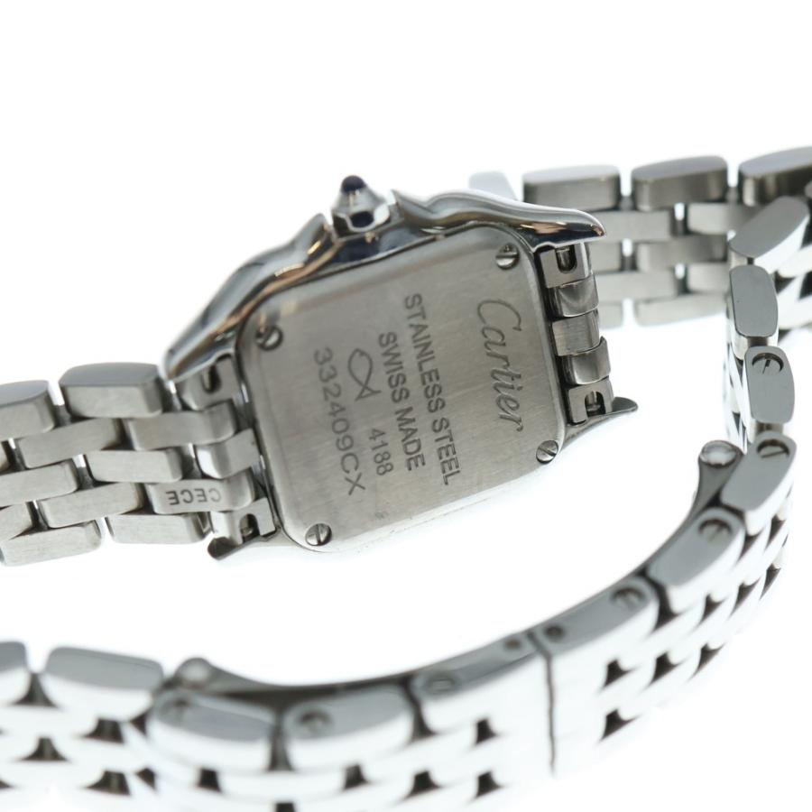 Cartier カルティエ パンテールドゥカルティエミニ 白文字盤 ステンレス クォーツ SS/QZ WSPN0019 腕時計 レディース Cartier（カルティエ） パンテールドゥカルティエミニ 白文字盤