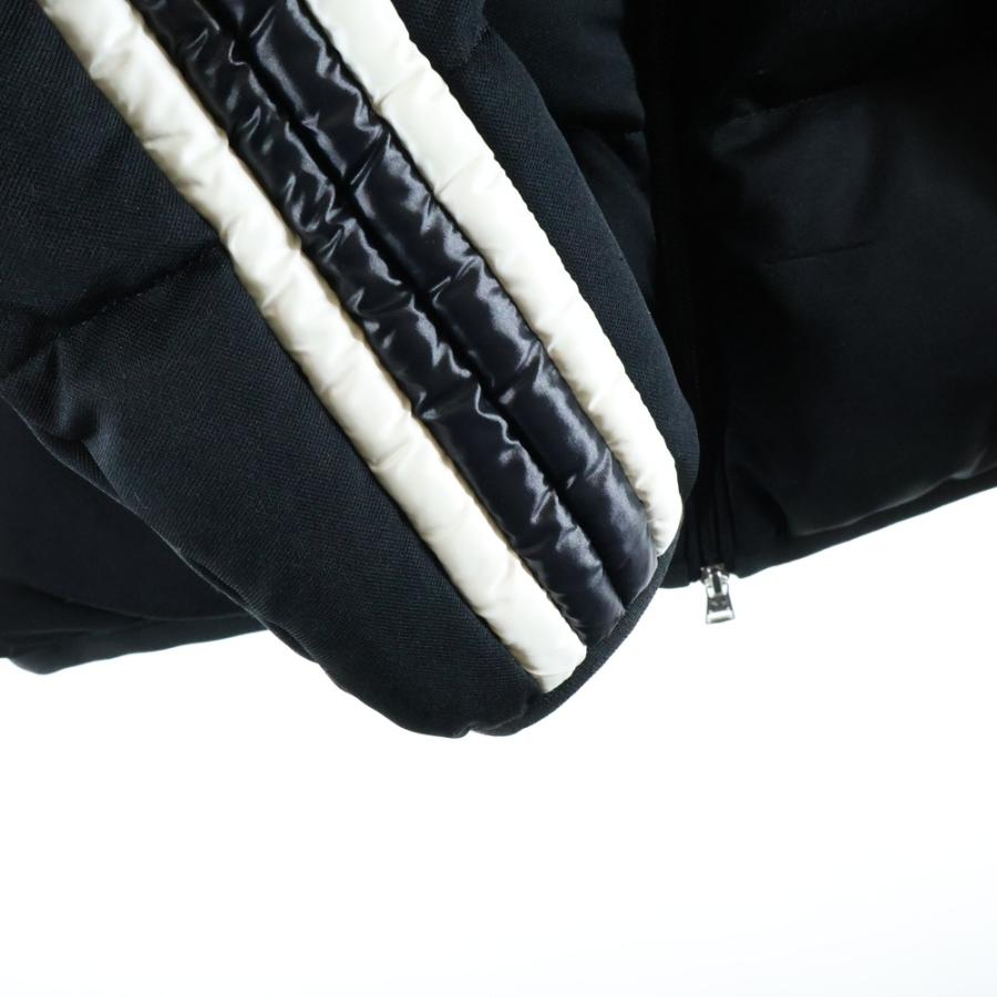 MONCLER モンクレール 22AW SANBESAN サイドライン フーデッド ナイロン ダウンジャケット ブラック H20911A00237の画像
