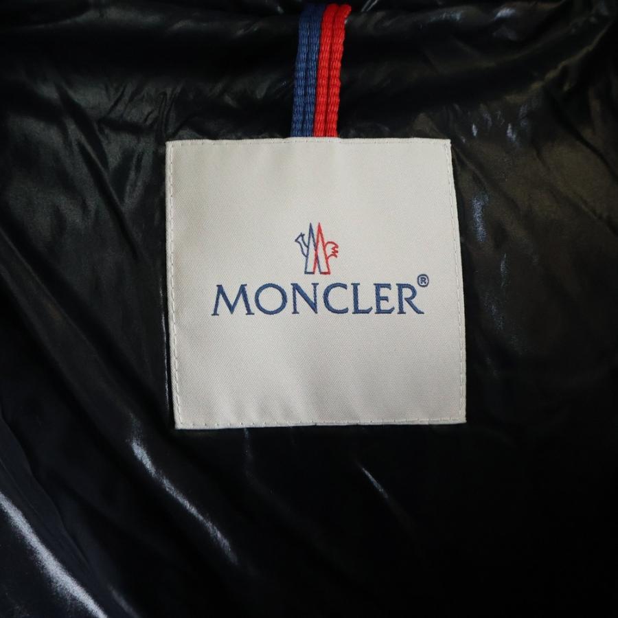 MONCLER モンクレール 22AW SANBESAN サイドライン フーデッド ナイロン ダウンジャケット ブラック H20911A00237の画像
