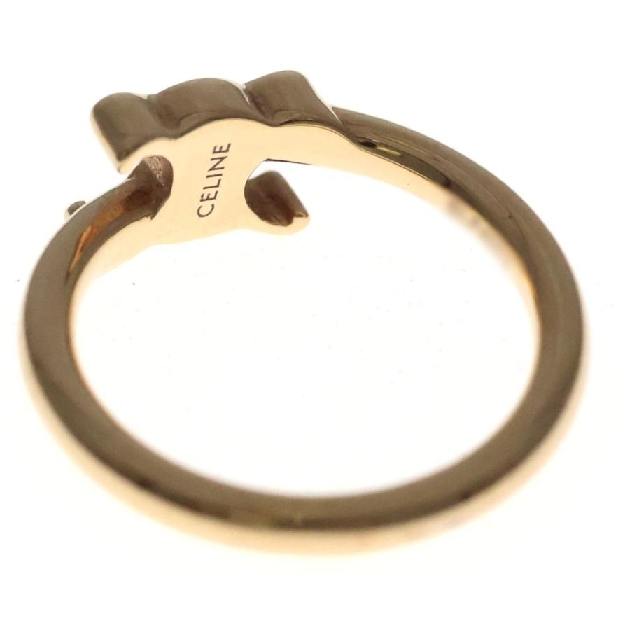 CELINE（セリーヌ） トリオンフ アシンメトリック リング ゴールド GP