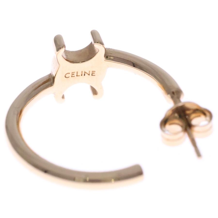CELINE（セリーヌ） トリオンフ アシンメトリック フープピアス