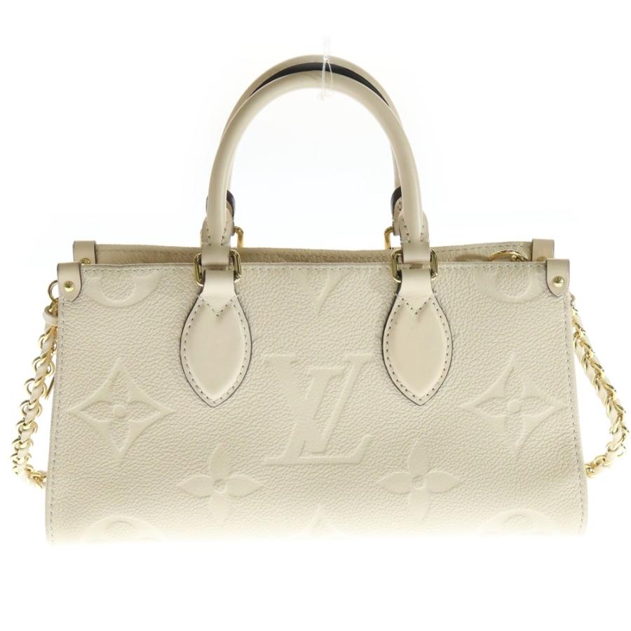 新品 ルイヴィトン Louis Vuitton ショルダーバッグ オンザゴー EW クレーム LOUIS VUITTON（ルイ・ヴィトン） モノグラム・アンプラント
