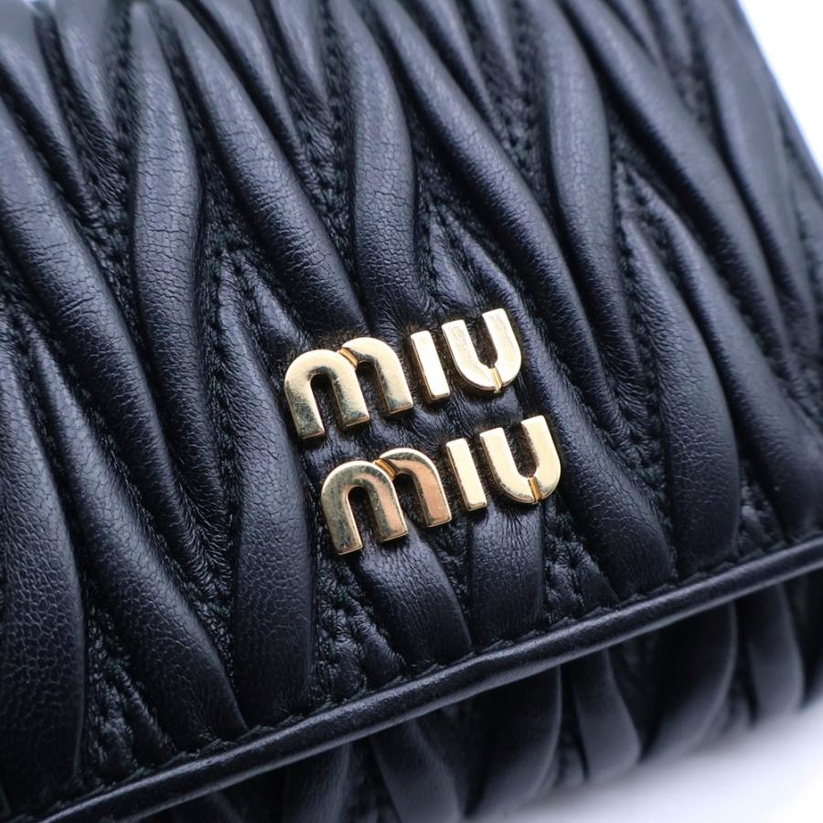 miumiu ミュウミュウ マテラッセ 折りたたみ財布 コンパクトウォレット