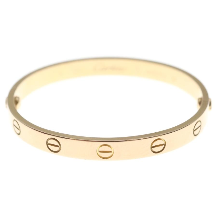 【のり】Cartier ラブブレスsm Au750 サイズ19 Cartier（カルティエ） LOVE ラブブレス 旧型 Au750 K18 PG ピンク
