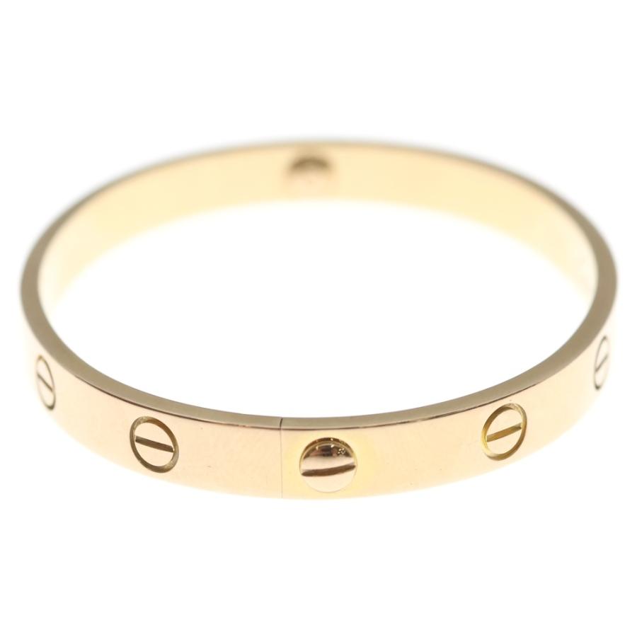 【のり】Cartier ラブブレスsm Au750 サイズ19 Cartier（カルティエ） LOVE ラブブレス 旧型 Au750 K18 PG ピンク