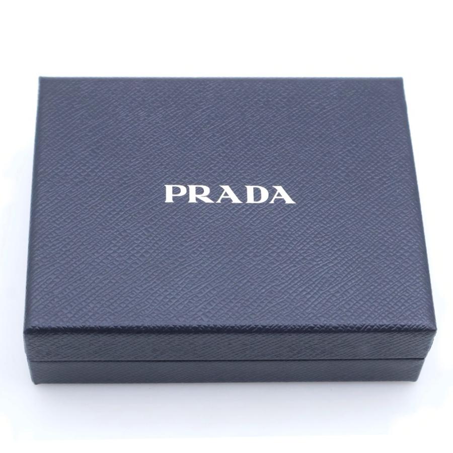 PRADA（プラダ） トライアングルロゴプレート サフィアーノレザー キー