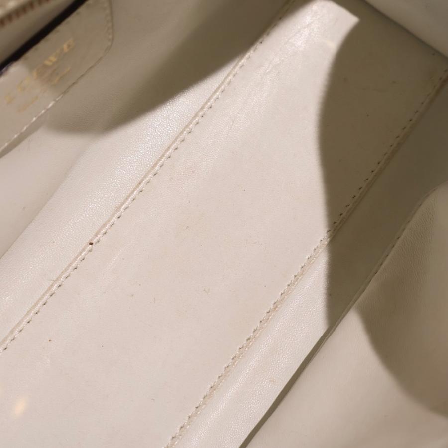 LOEWE ロエベ アマソナ23 2WAYバッグ ショルダーバッグ ハンドバッグ ホワイト アイボリー レザー ゴールド金具 LOEWE（ロエベ） アマソナ23 2WAYバッグ ショルダーバッグ