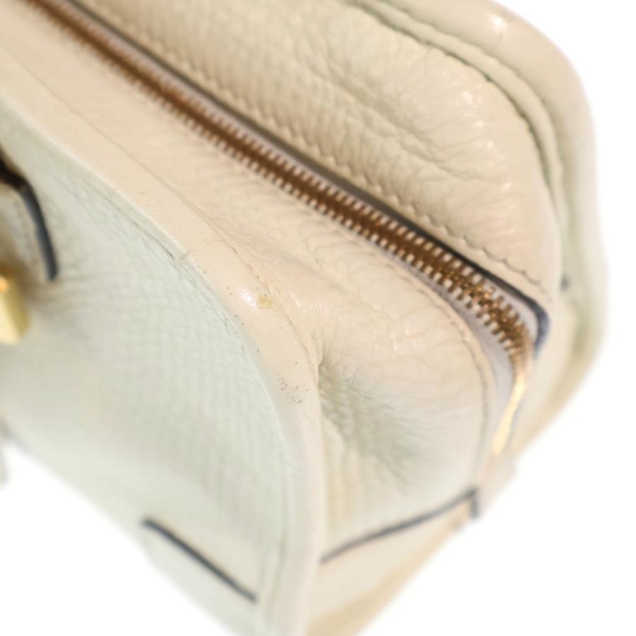 LOEWE ロエベ アマソナ23 2WAYバッグ ショルダーバッグ ハンドバッグ ホワイト アイボリー レザー ゴールド金具 LOEWE（ロエベ） アマソナ23 2WAYバッグ ショルダーバッグ
