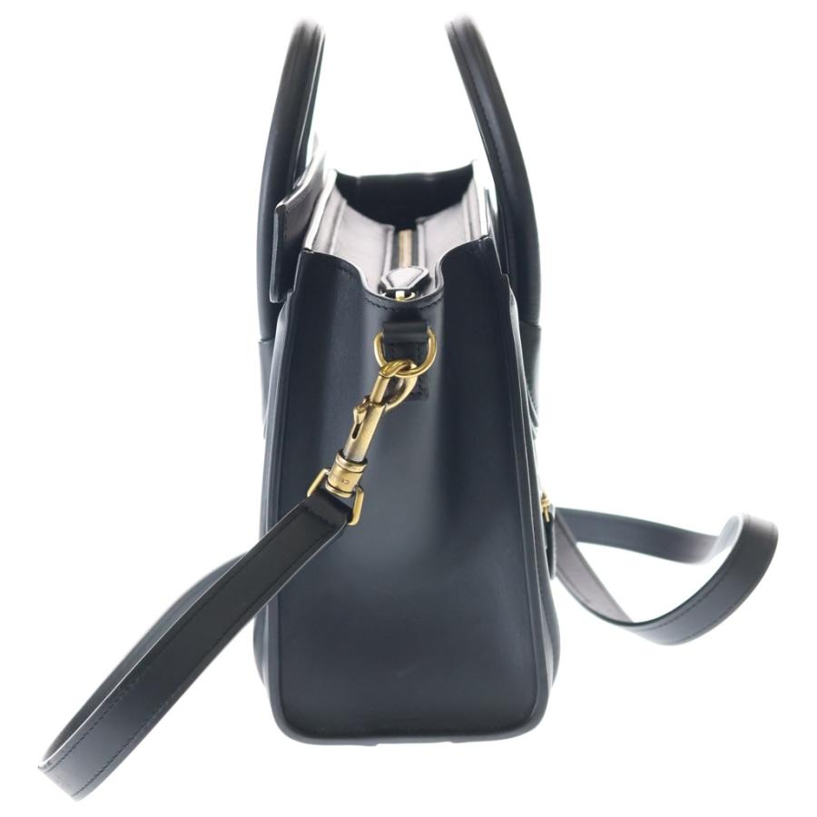 CELINE セリーヌ ラゲージ ナノショッパー 2WAYバッグ ブラック CELINE（セリーヌ） ラゲージ ナノショッパー 2WAYバッグ ショルダー