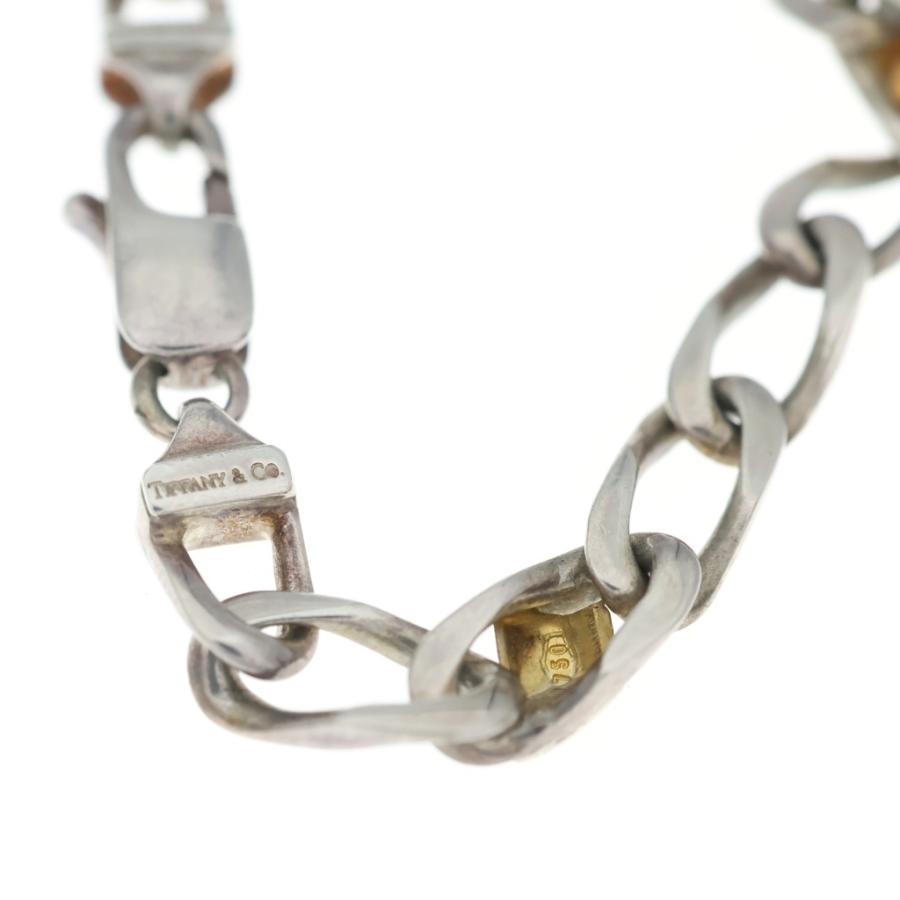 ティファニーブレスレットフィガロ　ヴィンテージシルバー&ゴールド TIFFANY&Co.（ティファニー） TIFFANY & Co. フィガロチェーン