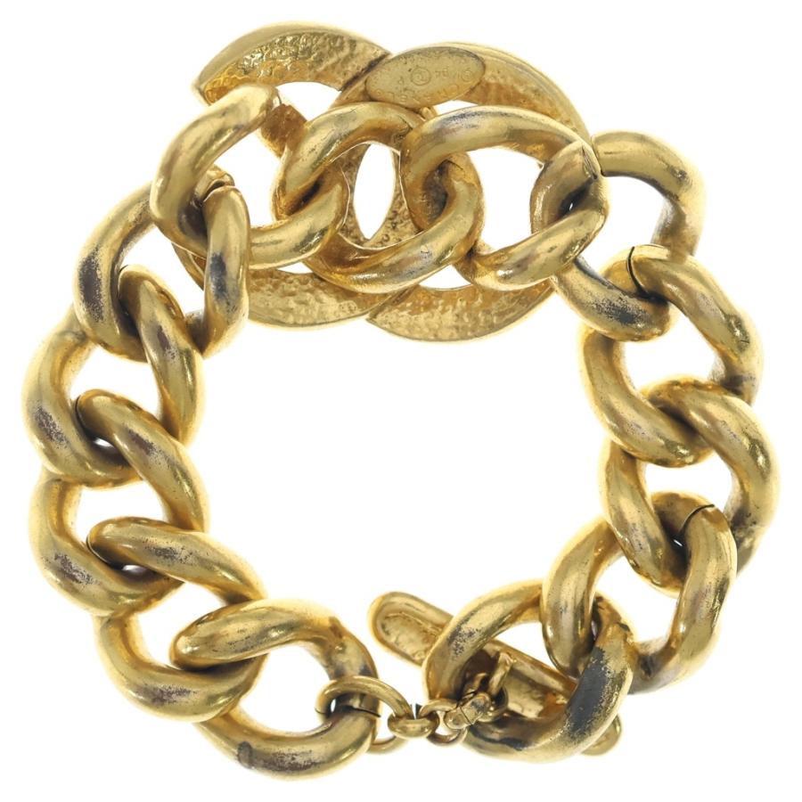 CHANEL ココマーク チェーンブレスレット ゴールド CHANEL（シャネル） ココマーク チェーン ブレスレット 94P ゴールド