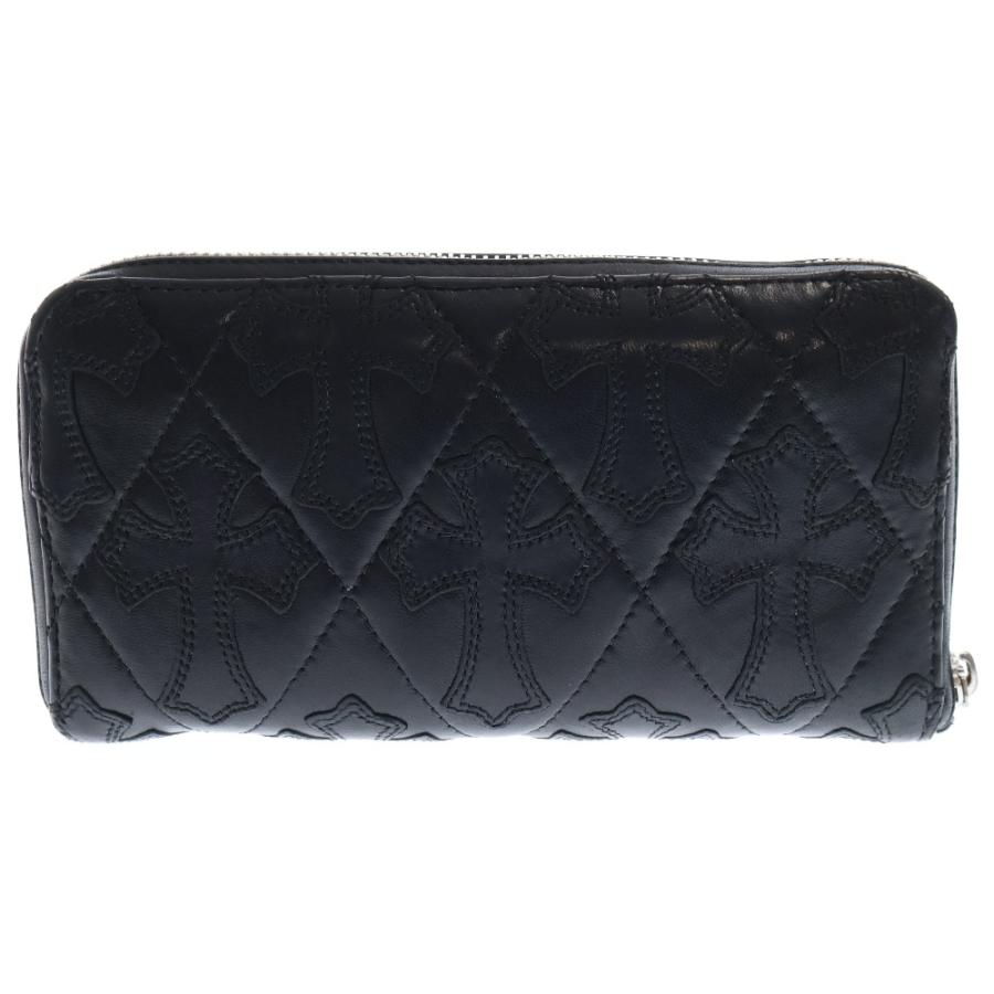 CHROME HEARTS クロムハーツ REC F ZIP QUILTED 長財布 セメタリー 
