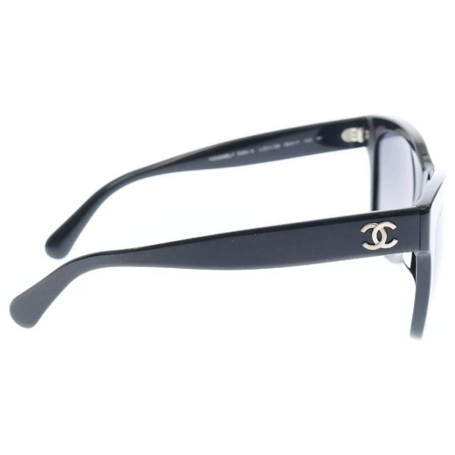 CHANEL シャネル ココマーク ウェリントンサングラス ブラック CHANEL シャネル ココマーク ウェリントンサングラス ブラック
