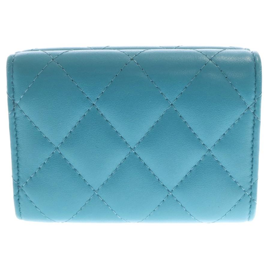 CHANEL シャネル マトラッセ 三つ折り財布 コンパクトウォレット CHANEL シャネル マトラッセ 三つ折り財布 コンパクトウォレット