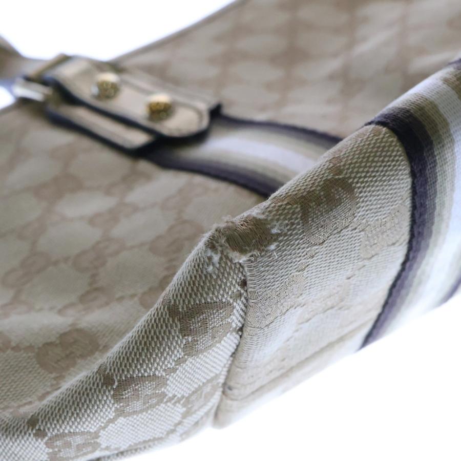 GUCCI（グッチ） GGキャンバス トートバッグ ベージュ×ゴールド 137396