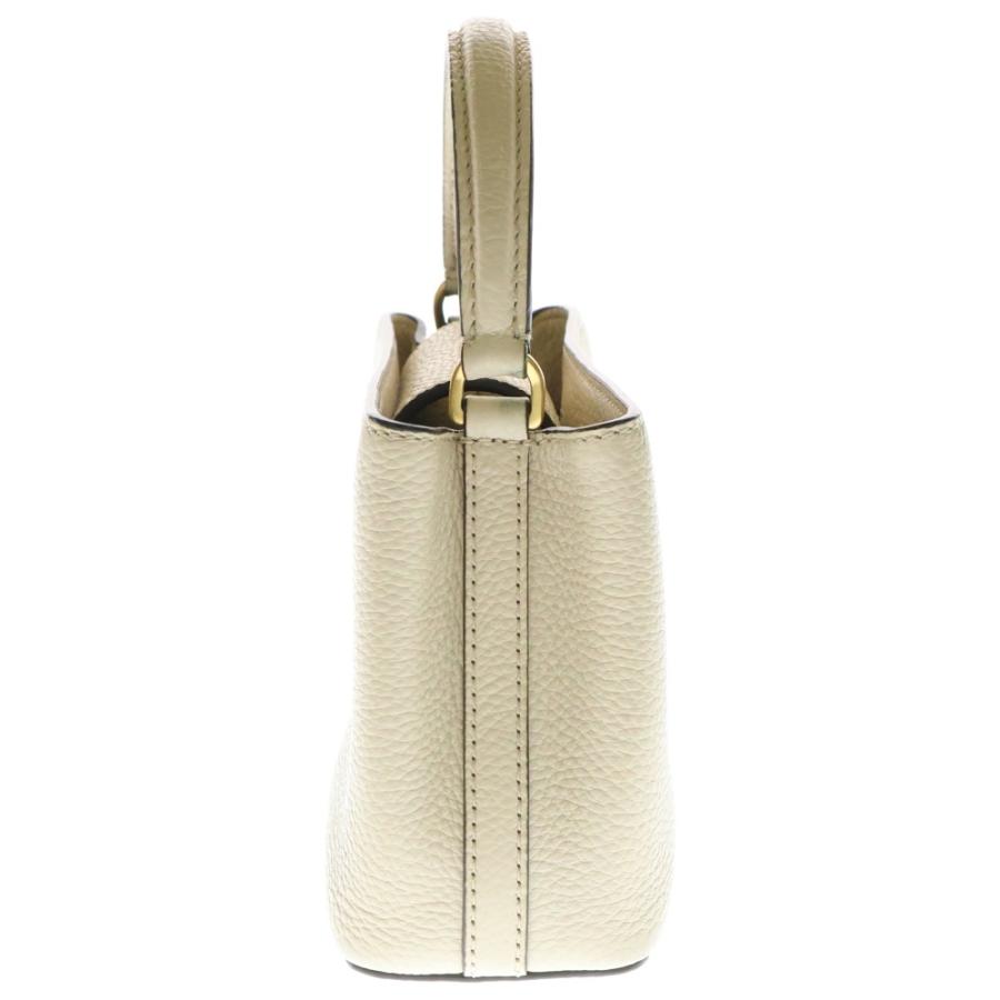 トリーバーチ アイボリー ドット 2wayバッグ【値下げ不可❌】 TORY BURCH（トリーバーチ） トリー バーチ ロゴ トップハンドル 2WAY