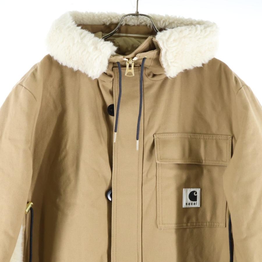 sacai サカイ 23AW ×カーハート WIP キャンバス ダック地 シベリアン 