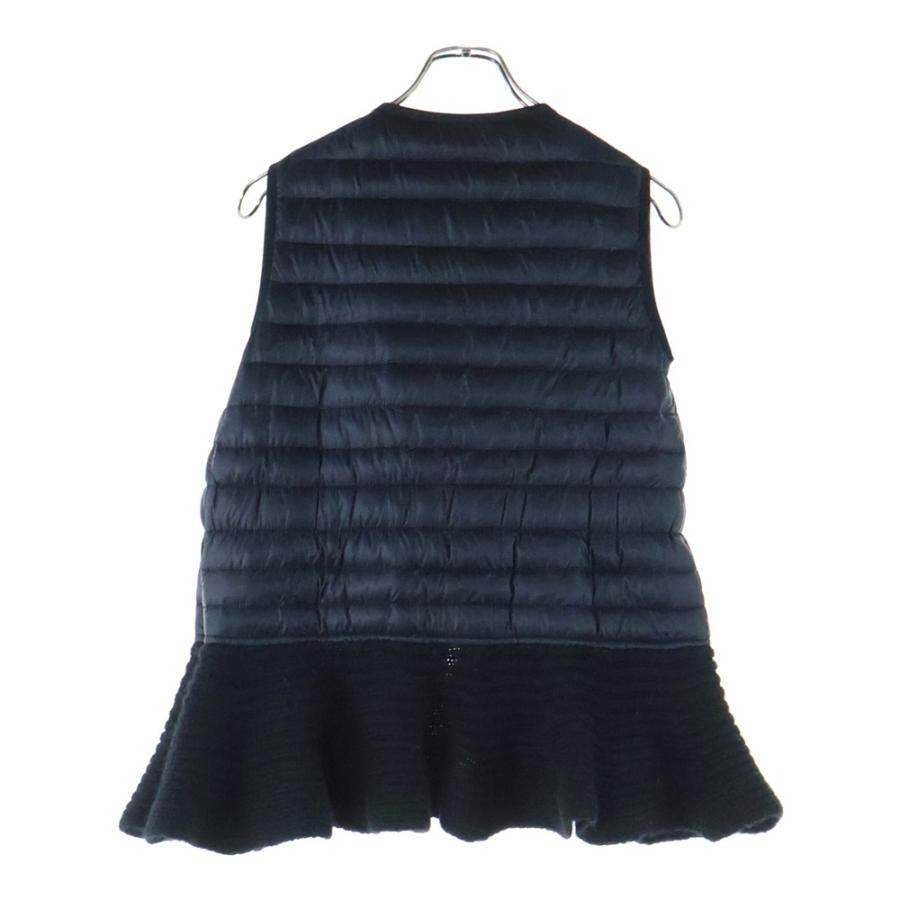 モンクレール MAGLIA ダウン切替ニットベスト ネイビー/ブルー XL 中古・古着通販】MONCLER (モンクレール) ニット切替ダウンベスト