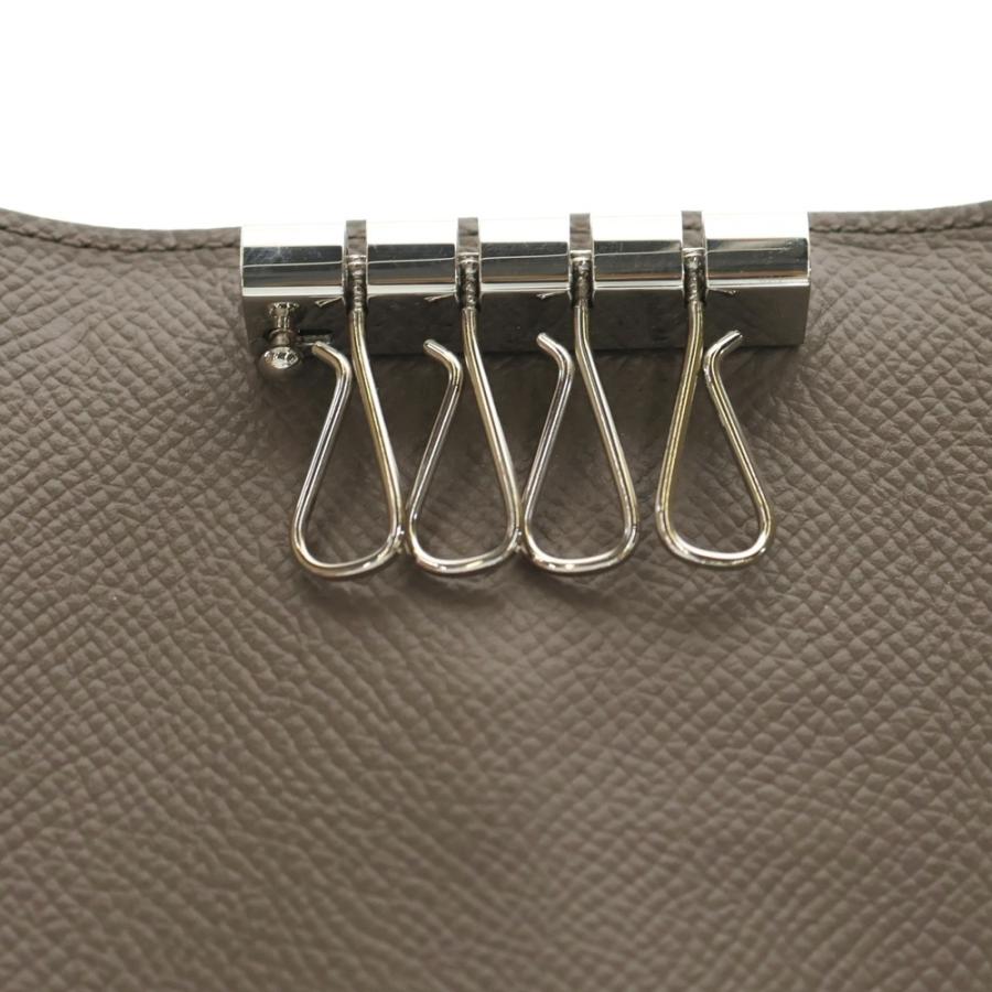 HERMES（エルメス） ベアン Hロゴ エプソン レザー エタン 4連 キー 
