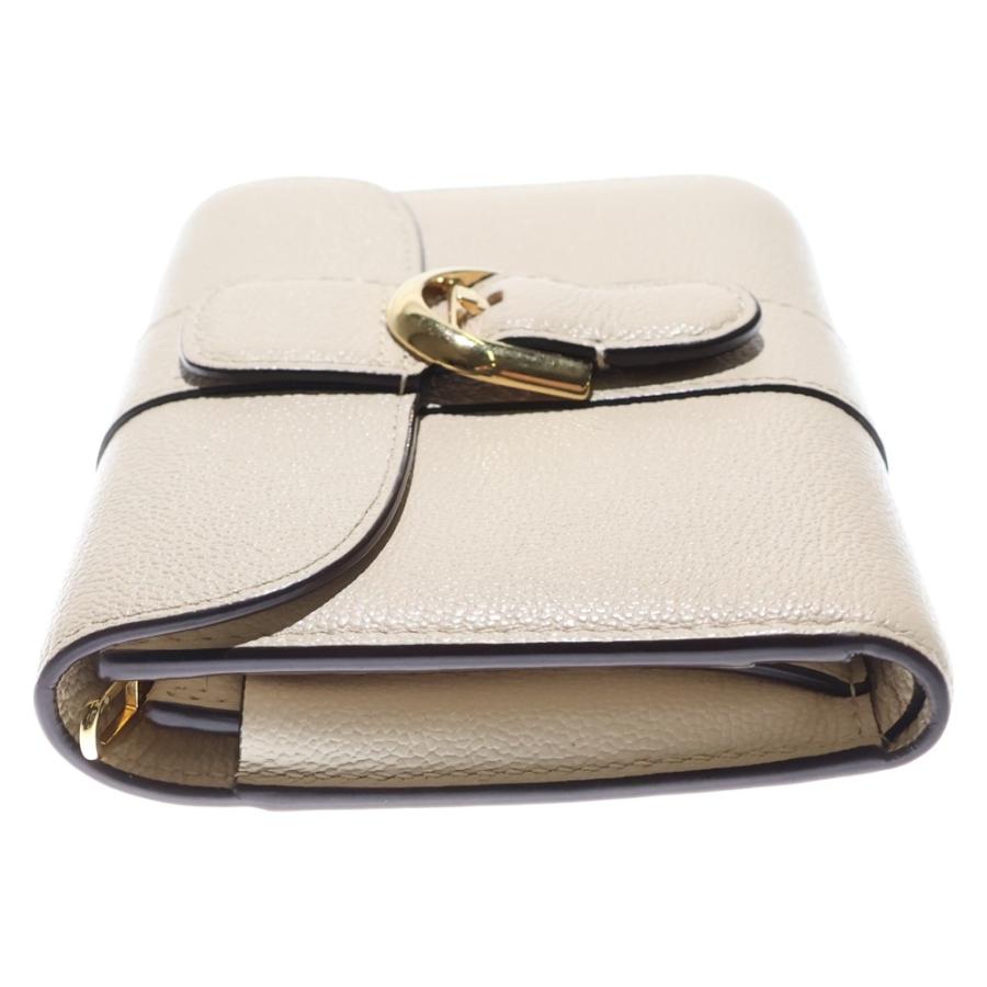 DELVAUX デルヴォー 長財布(ホワイトベージュ) Presse-Trifold-Wallet-
