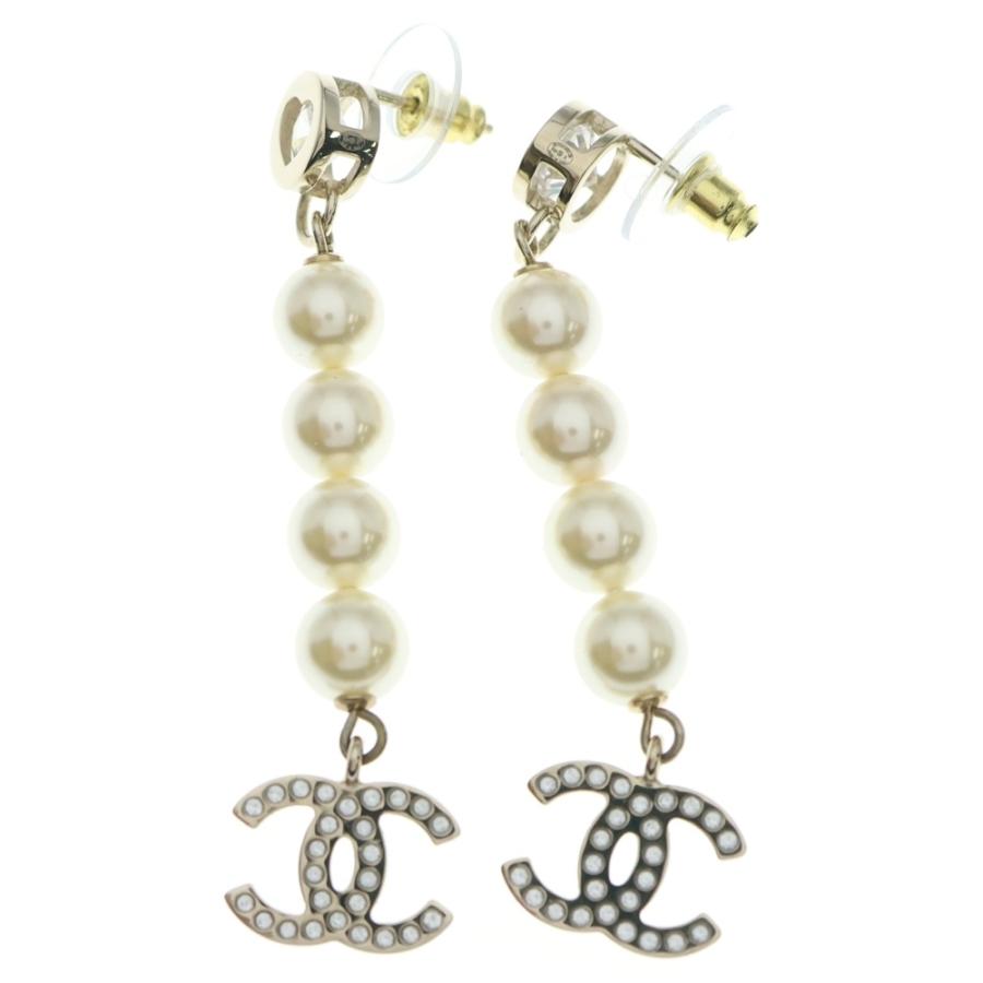 CHANEL（シャネル） ココマーク ラインストーン パール ドロップ