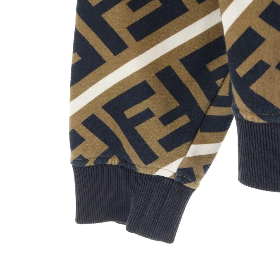 FENDI（フェンディ） ズッカ総柄 クルーネック プルオーバースウェット