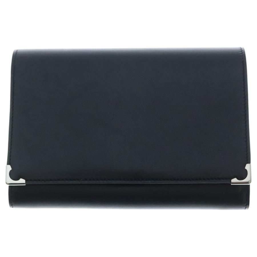 Cartier（カルティエ） カボション 二つ折り がま口 財布 ウォレット