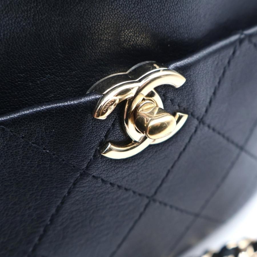 CHANEL シャネル マトラッセ カメラバック チェーンショルダーバック ラムスキン ゴールド金具 ブラック AS0137 CHANEL（シャネル） マトラッセ カメラバック チェーンショルダー