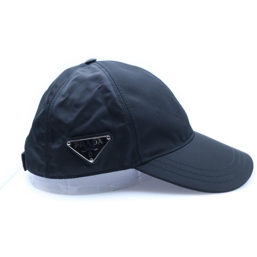 PRADA（プラダ） Triangle Logo Nylon Cap トライアングルロゴプレート 