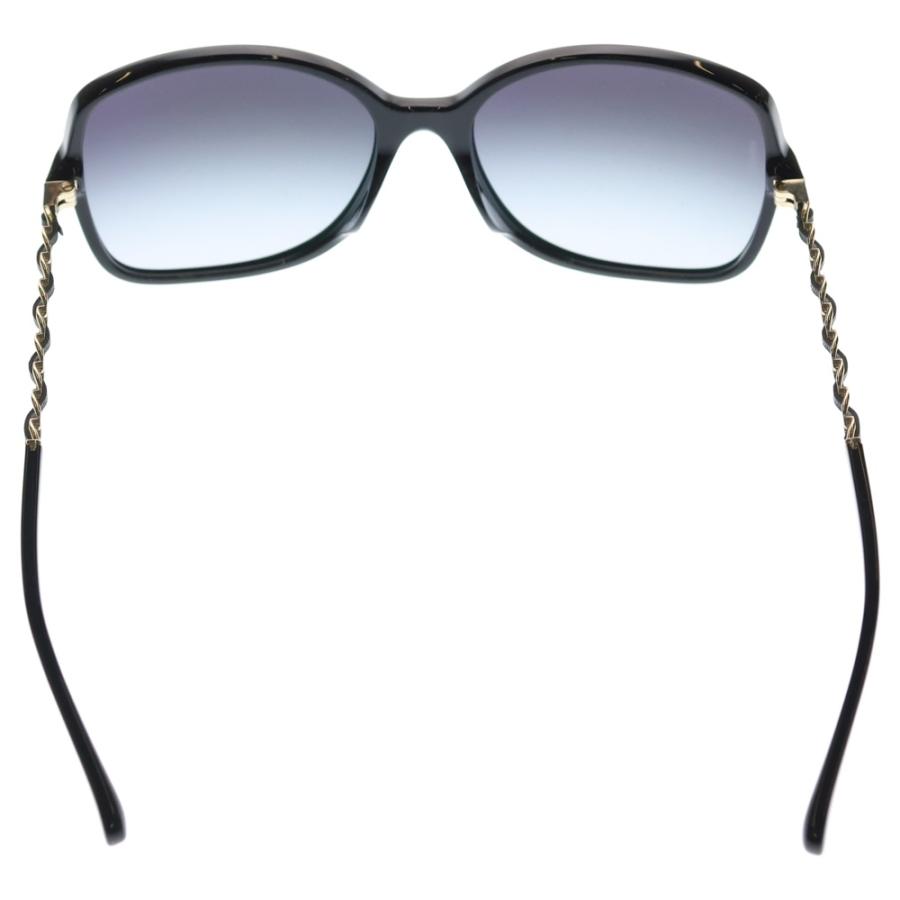 CHANEL シャネル ココマーク チェーン テンプル オーバルシェイプ セルフレームサングラス メガネ 眼鏡 アイウェア ブラック c.N501/3C CHANEL（シャネル） ココマーク チェーン テンプル オーバルシェイプ