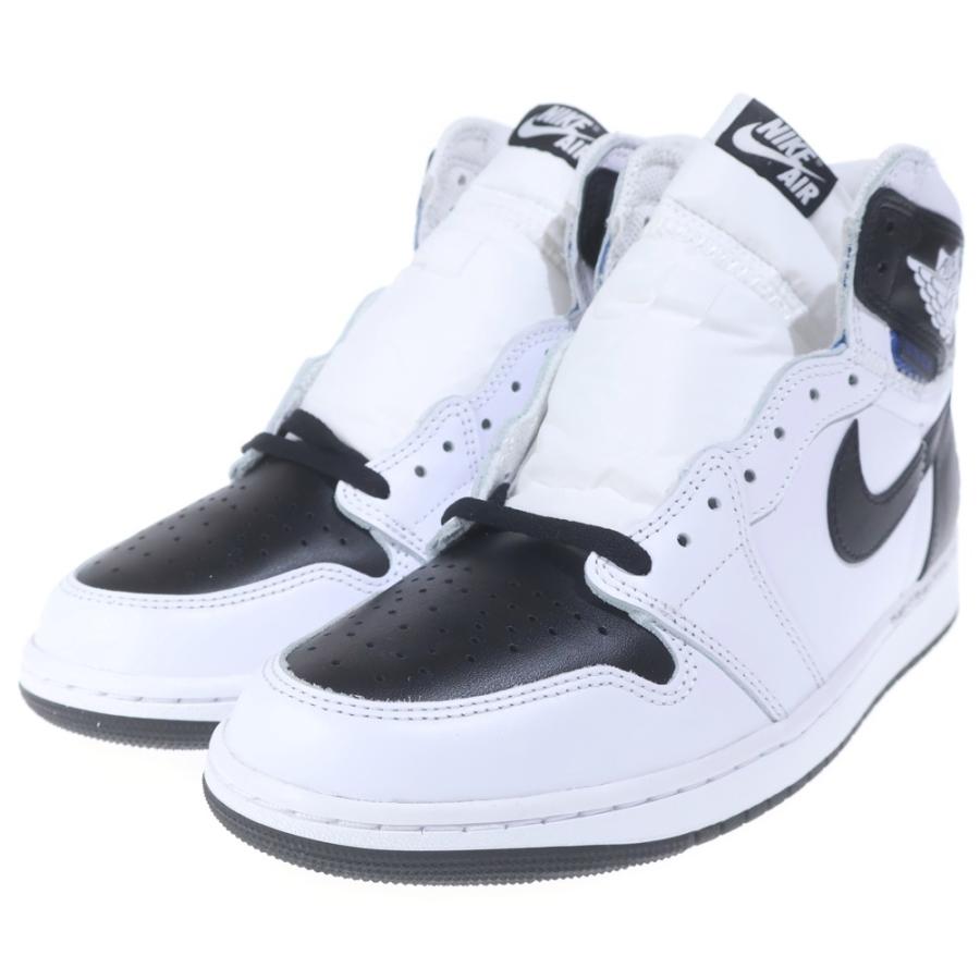 ナイキ ×フラグメント ×ユニオンAIR JORDAN 1 エアジョーダン1 レトロ ハイカットスニーカー ホワイト/ブラック US10/28cm II7282-100の画像
