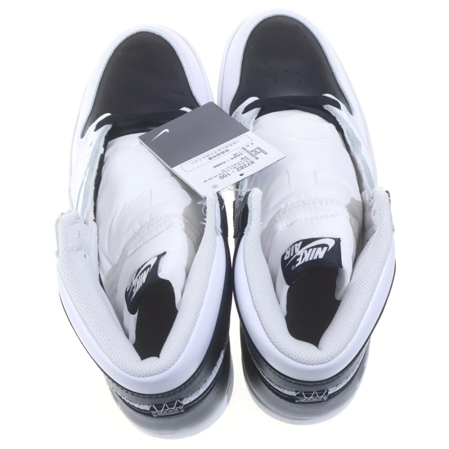 ナイキ ×フラグメント ×ユニオンAIR JORDAN 1 エアジョーダン1 レトロ ハイカットスニーカー ホワイト/ブラック US10/28cm II7282-100の画像