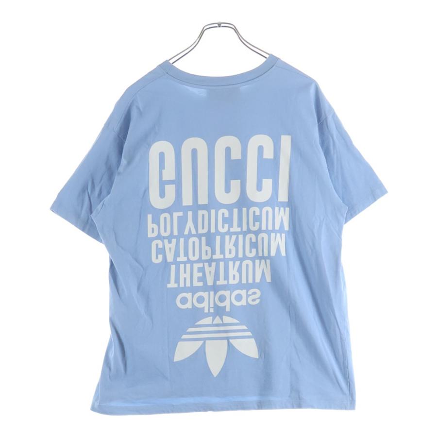 GUCCI（グッチ） ×adidas アディダス ロゴ プリント 半袖Tシャツ