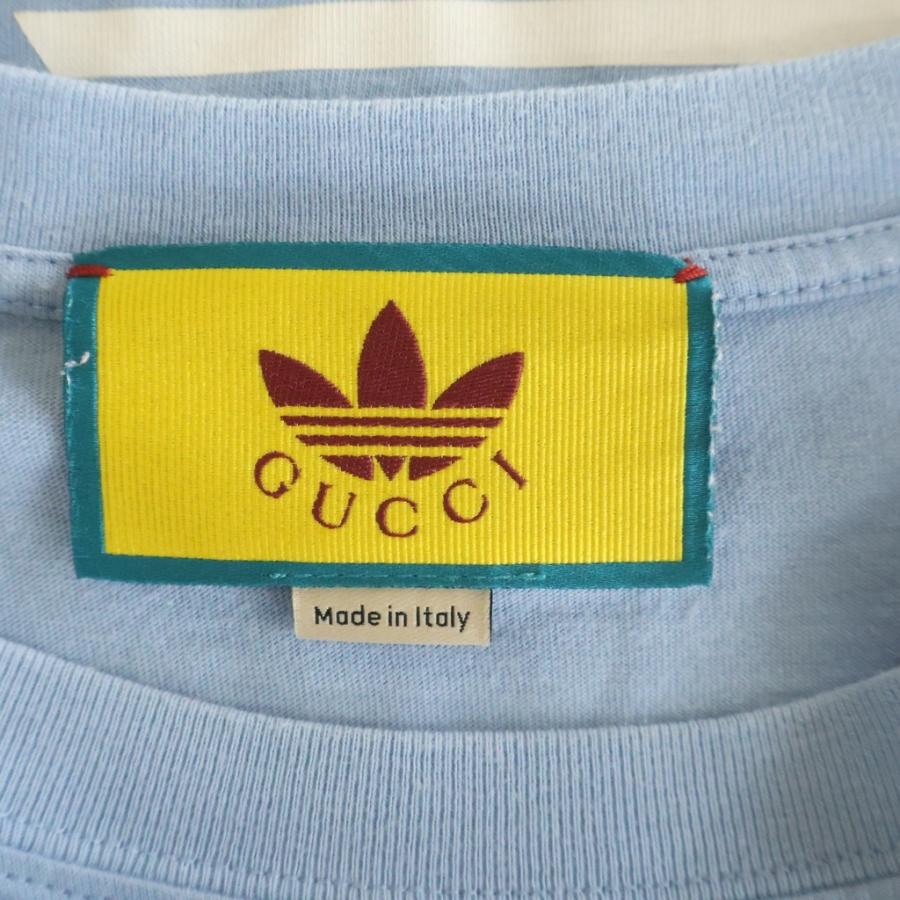 GUCCI（グッチ） ×adidas アディダス ロゴ プリント 半袖Tシャツ