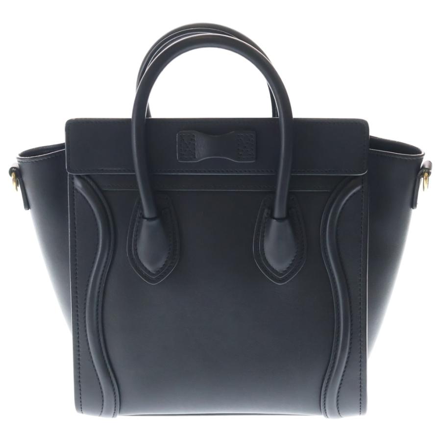 CELINE ラゲージ　ハンドバッグ　ブラック CELINE（セリーヌ） ラゲージ ナノ 2WAYバッグ ハンドバッグ