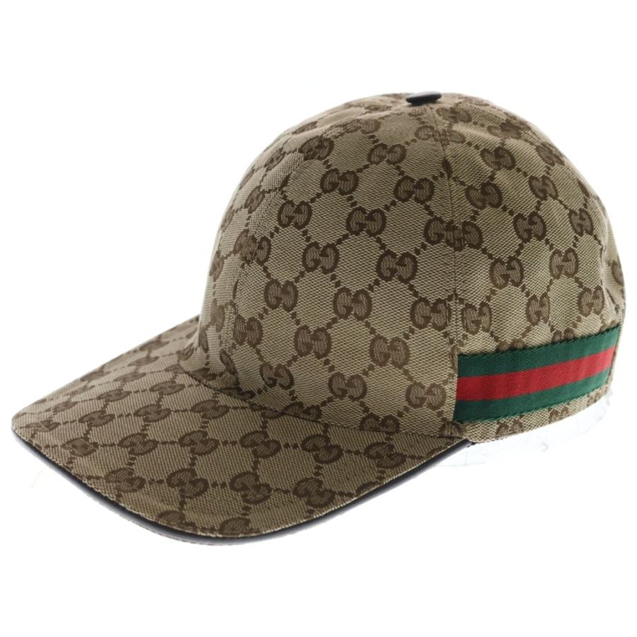 GUCCI（グッチ） GGキャンバス シェリーライン ベースボールキャップ