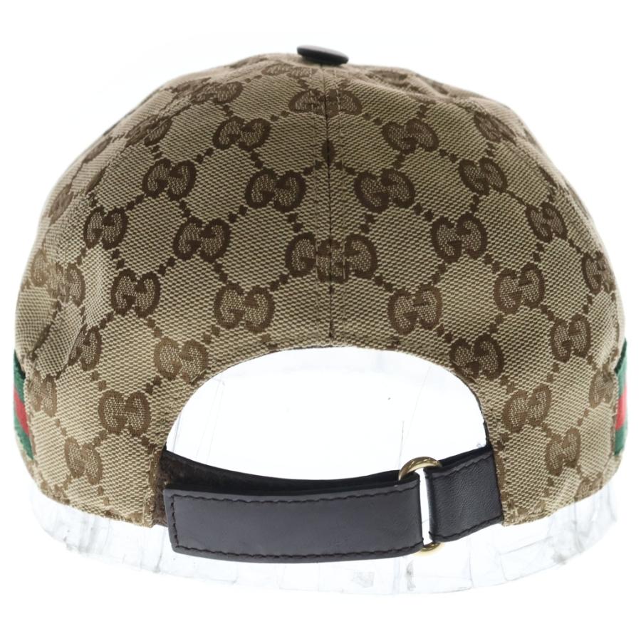 GUCCI（グッチ） GGキャンバス シェリーライン ベースボールキャップ 