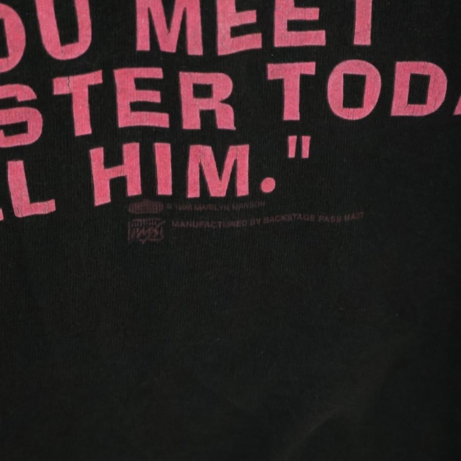 VINTAGE ヴィンテージ 90s MARILYN MANSON IF YOU MEET POLICE