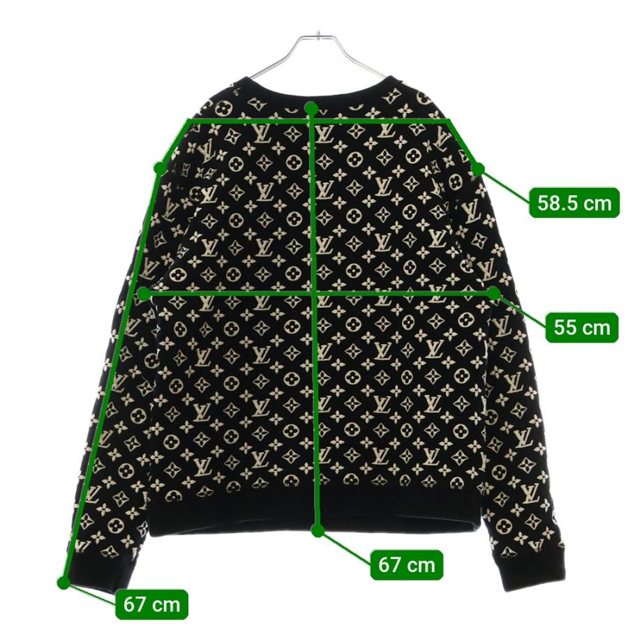 極美品 ルイヴィトン フルモノグラム ジャガード スウェット