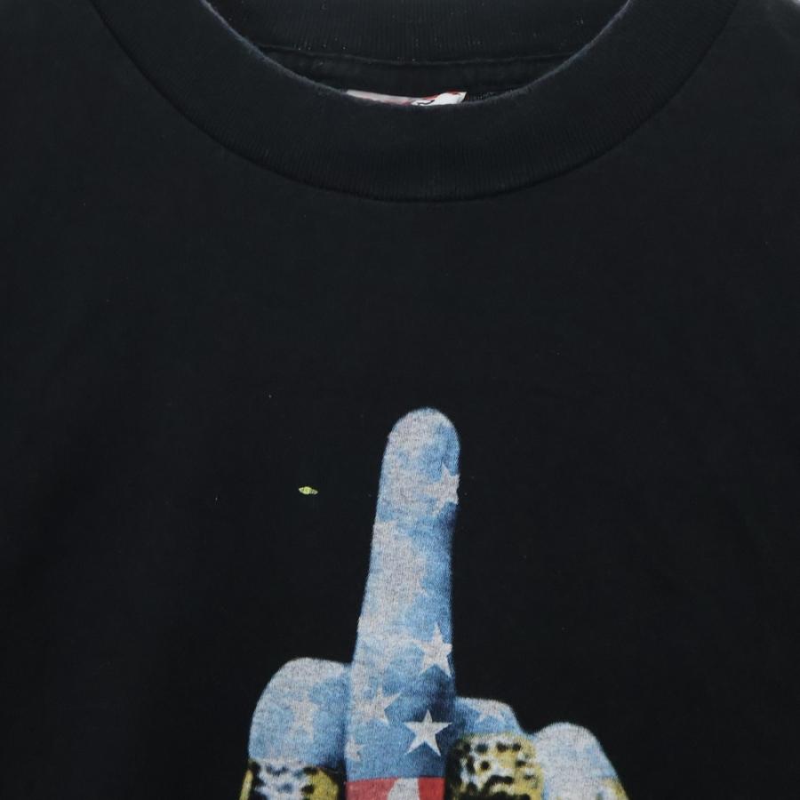 ヴィンテージ 90〜00s KID ROCK AMERICAN BAD ASS MIDDLE FINGER TEE