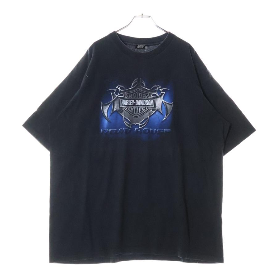 両面 HARLEY DAVIDSON Tシャツ M 黒 ハーレーダビッドソン KITH（キス） HARLEY DAVIDSON ROAD HOUSE 23-071-060-0076-2-0