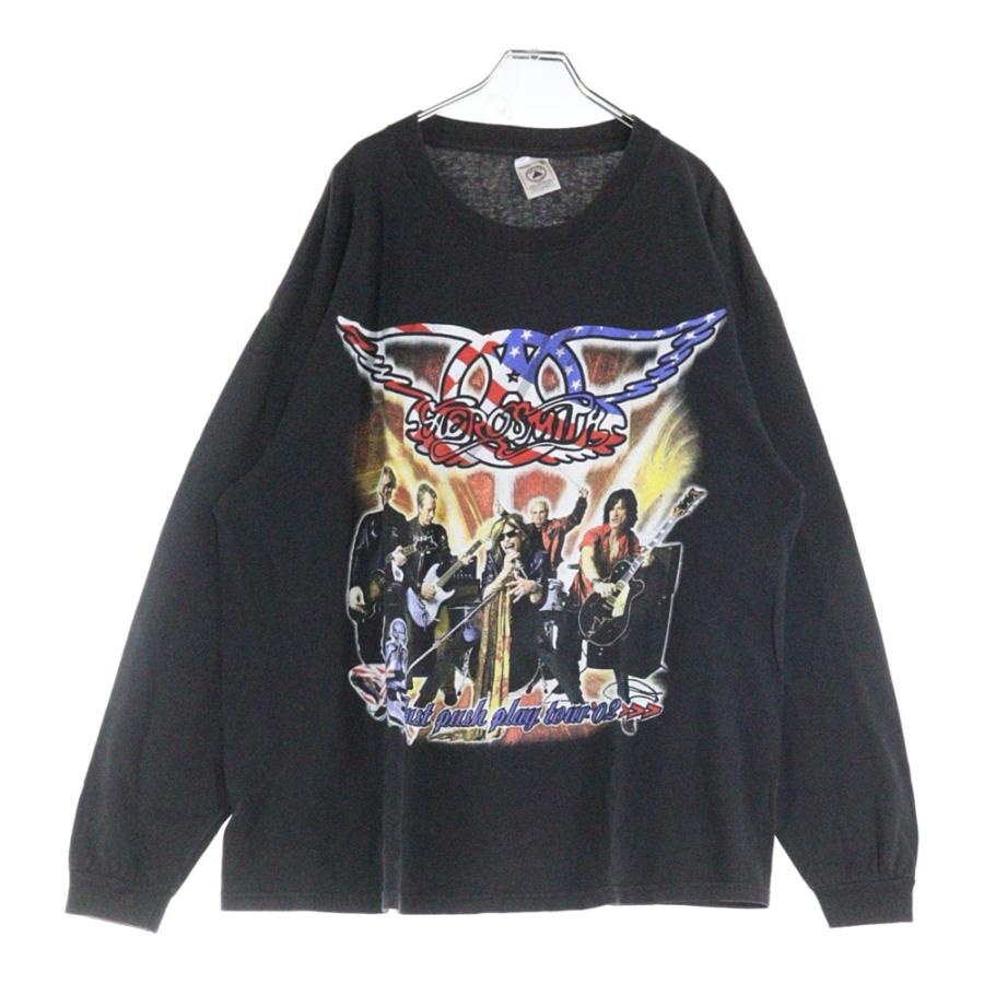 ヴィンテージ 00s AEROSMITH SORAYAMA JUST PUSH PLAY LS BOOTLEG