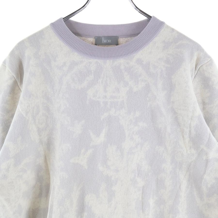 DIOR ディオール 19AW SILK PULLOVER NEUTRALS SWEATERS 総柄
