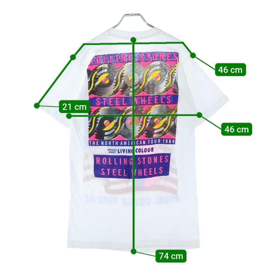 VINTAGE ヴィンテージ 80s THE ROLLING STONES STEEL WHEELS TOUR 1989