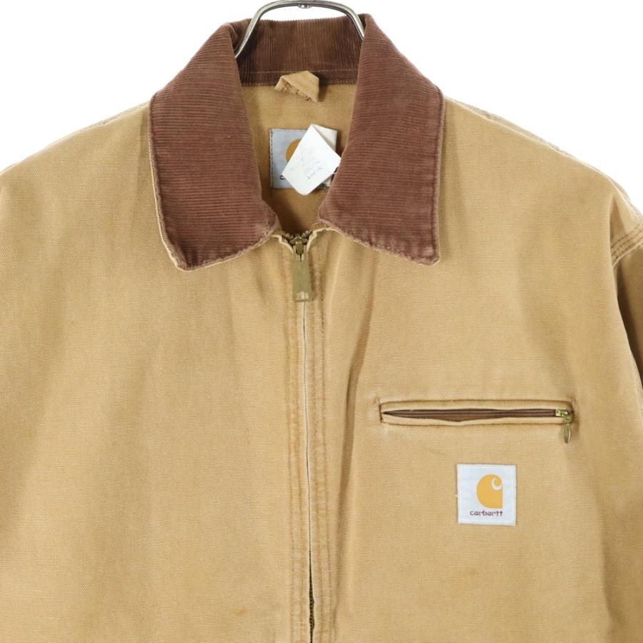 90sカーハートデトロイトジャケット 90s USA製 carhartt デトロイト ジャケット J01 フェード ブラック XL