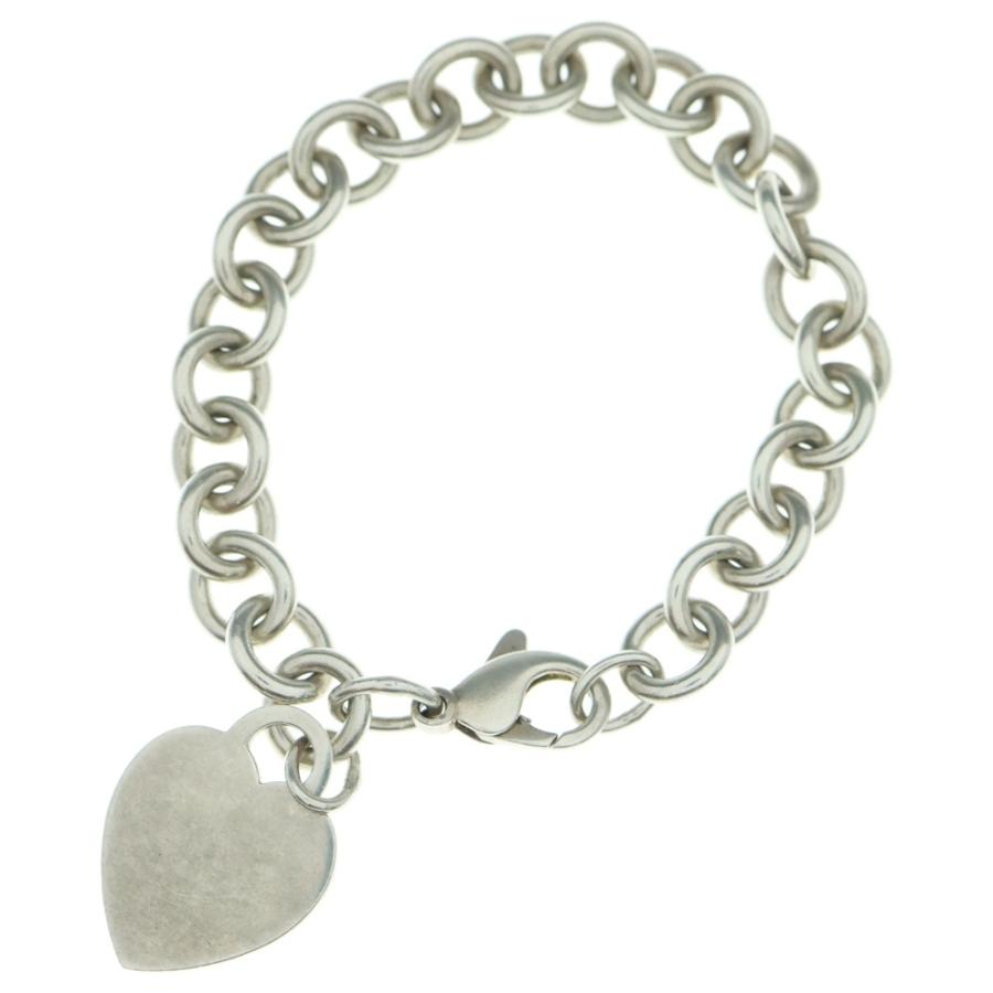 Tiffany & Co. シルバーブレスレット ハートチャーム シルバー ハート型チャーム ブレスレット ティファニー Tiffany