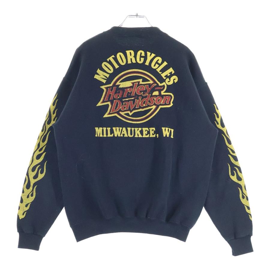 Harley Davidson（ハーレー・ダビッドソン） 90s FLAMES CREWNECK