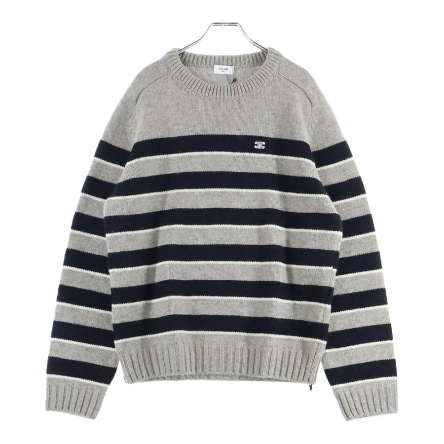 CELINE セリーヌメンズ ニット セーター M CELINE セリーヌ クルーネックニット/CREWNECK SWEATER メンズ